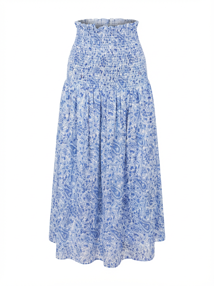 Jupe Choupette bleu riviera