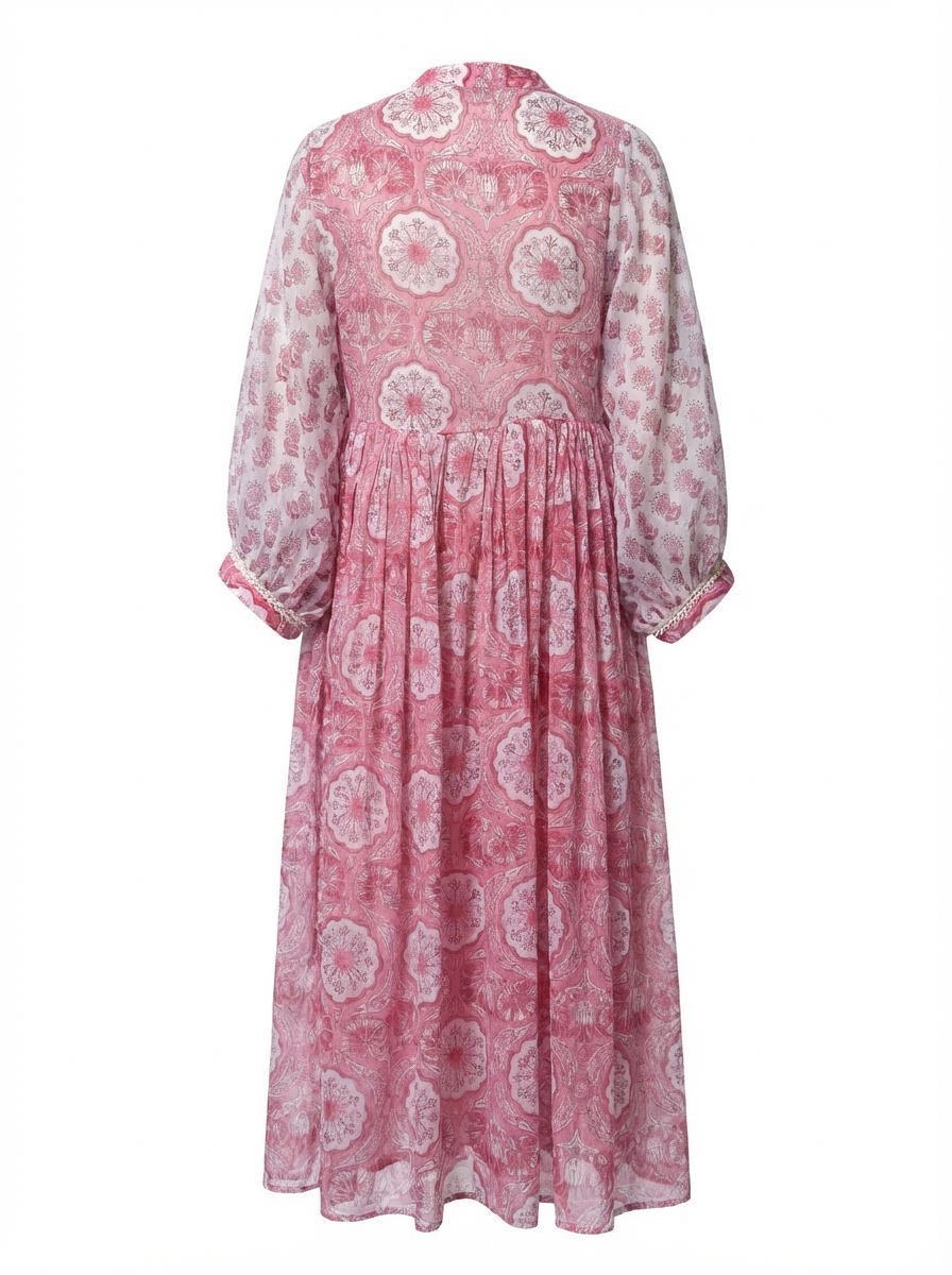Robe rose lotus