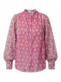 Blouse Iconique rose bouquet