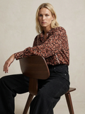 Blouse Iconique noir et rouge