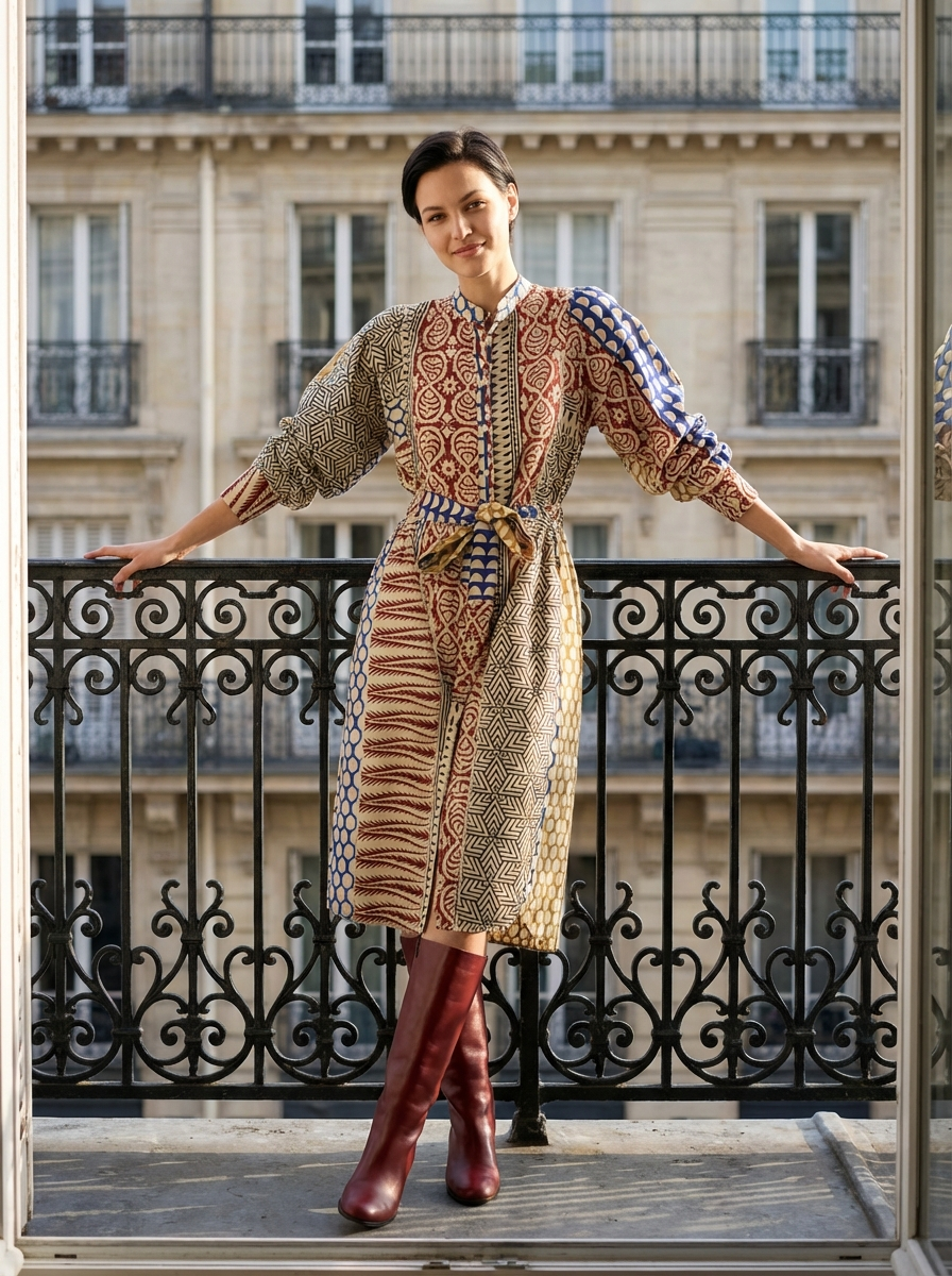 Robe Iconique tricolore