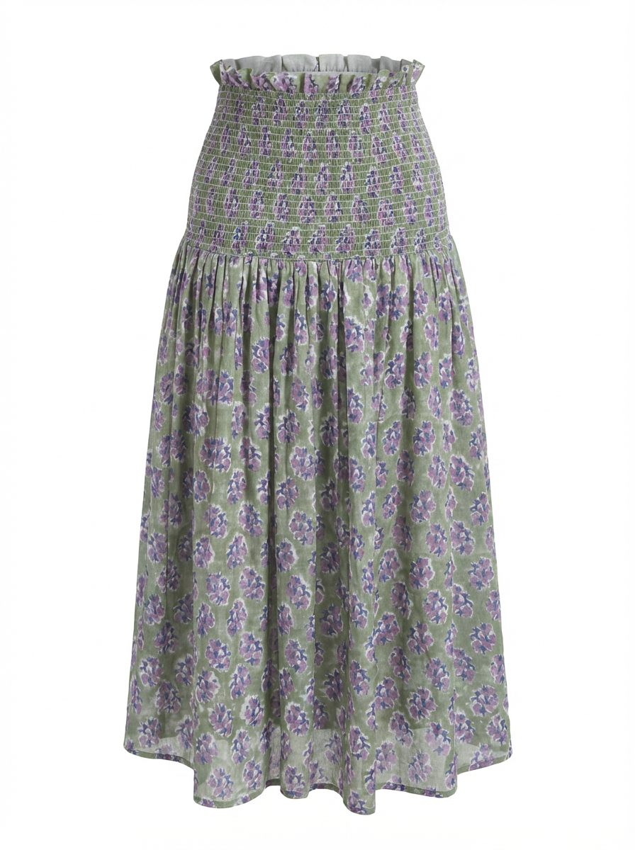 Jupe Choupette vert lila