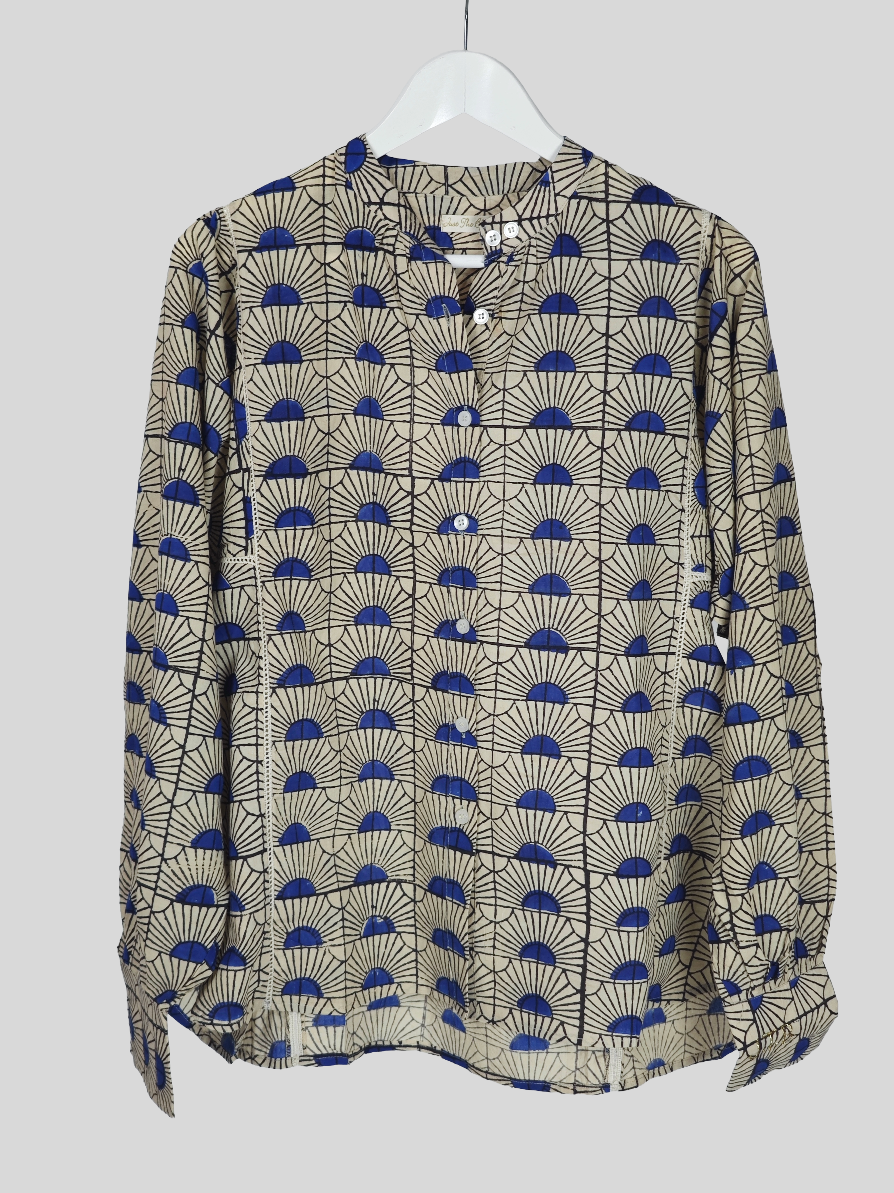 Blouse Iconique soleil levant bleu