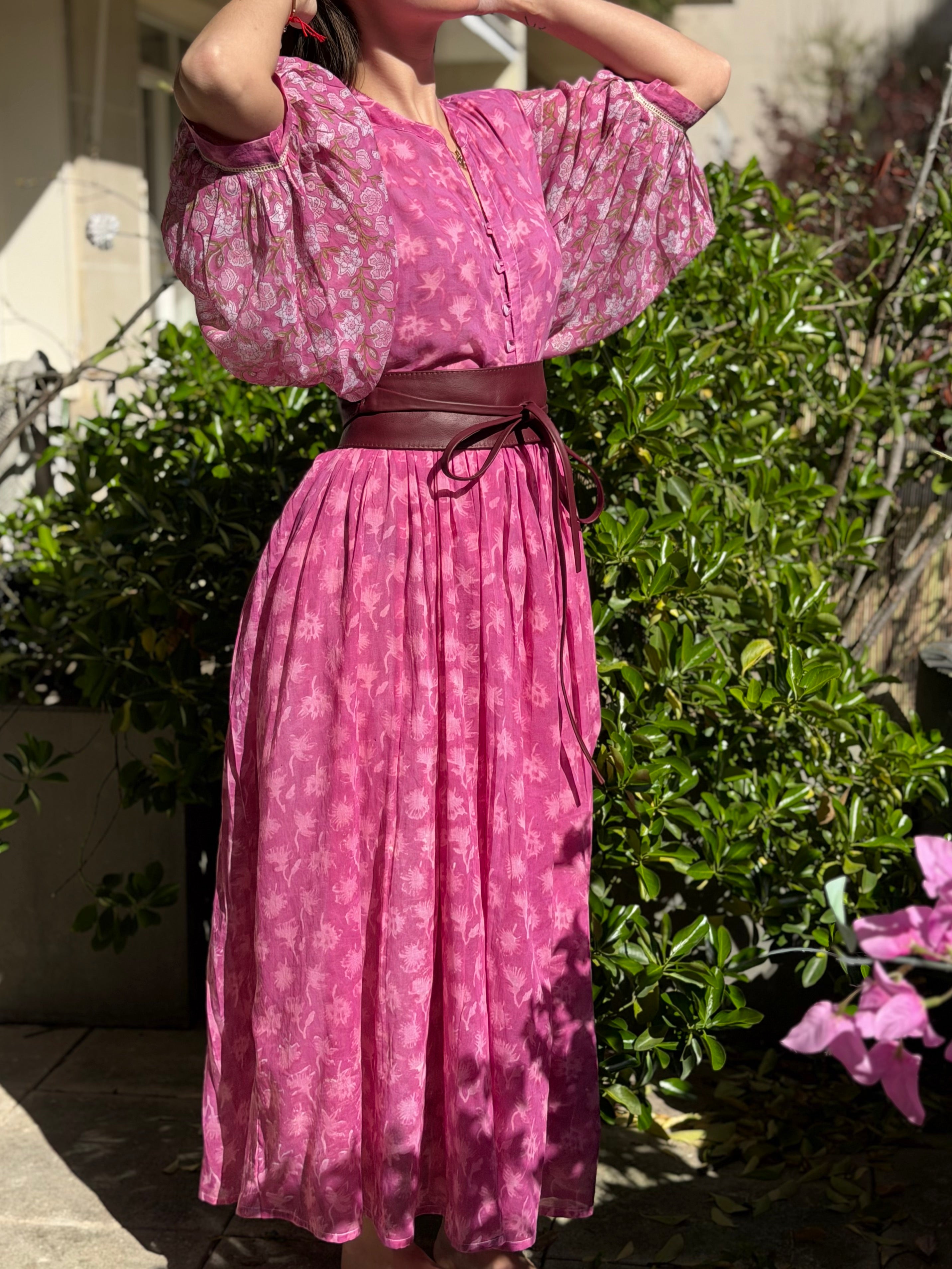 Robe rose bouquet