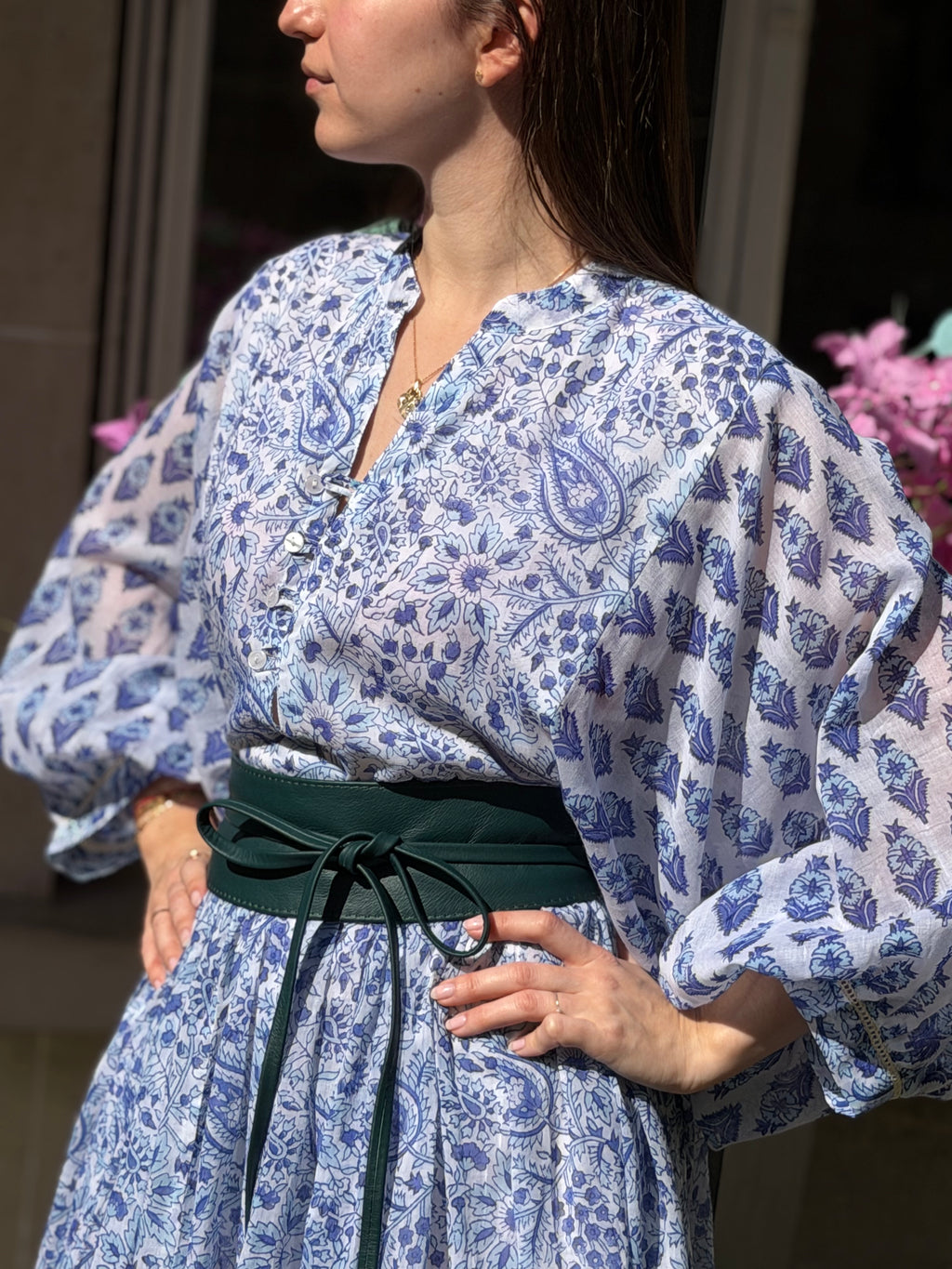 Robe bleu riviera