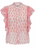 Blouse Butterfly rose pétale