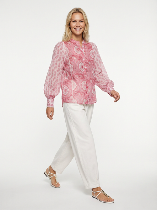 Blouse Iconique rose lotus