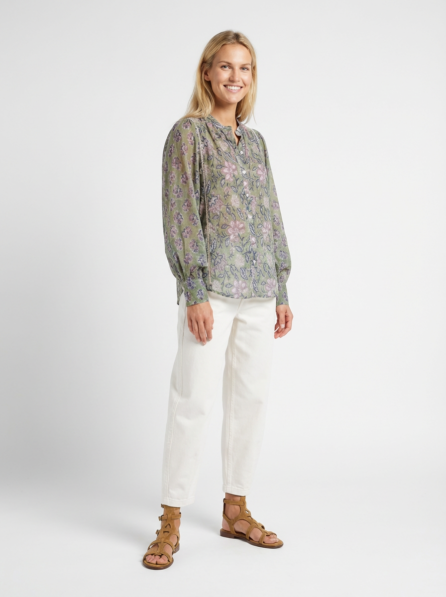 Blouse Iconique vert printemps