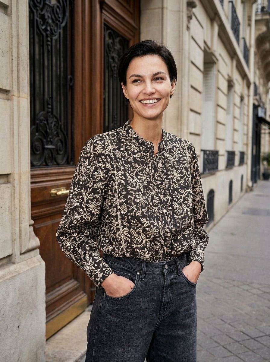 Blouse Iconique noir et blanc