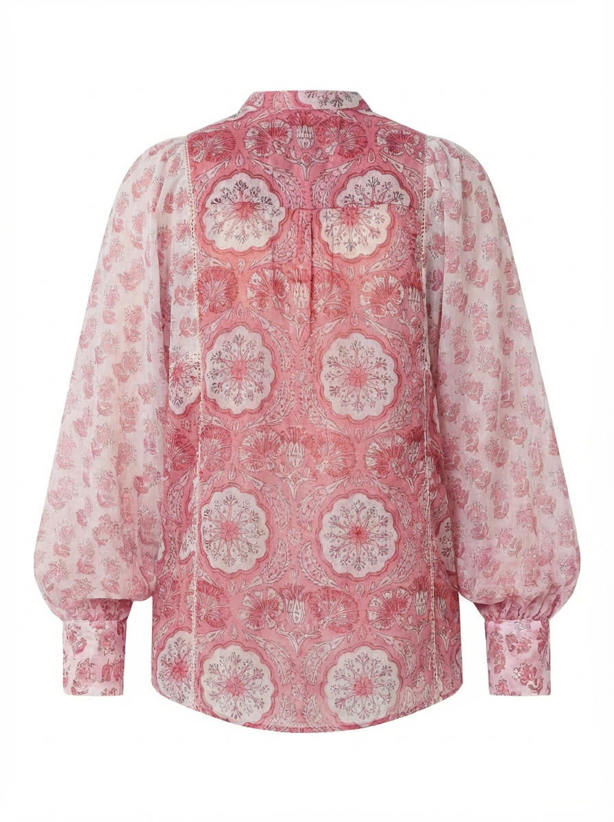 Blouse Iconique rose lotus