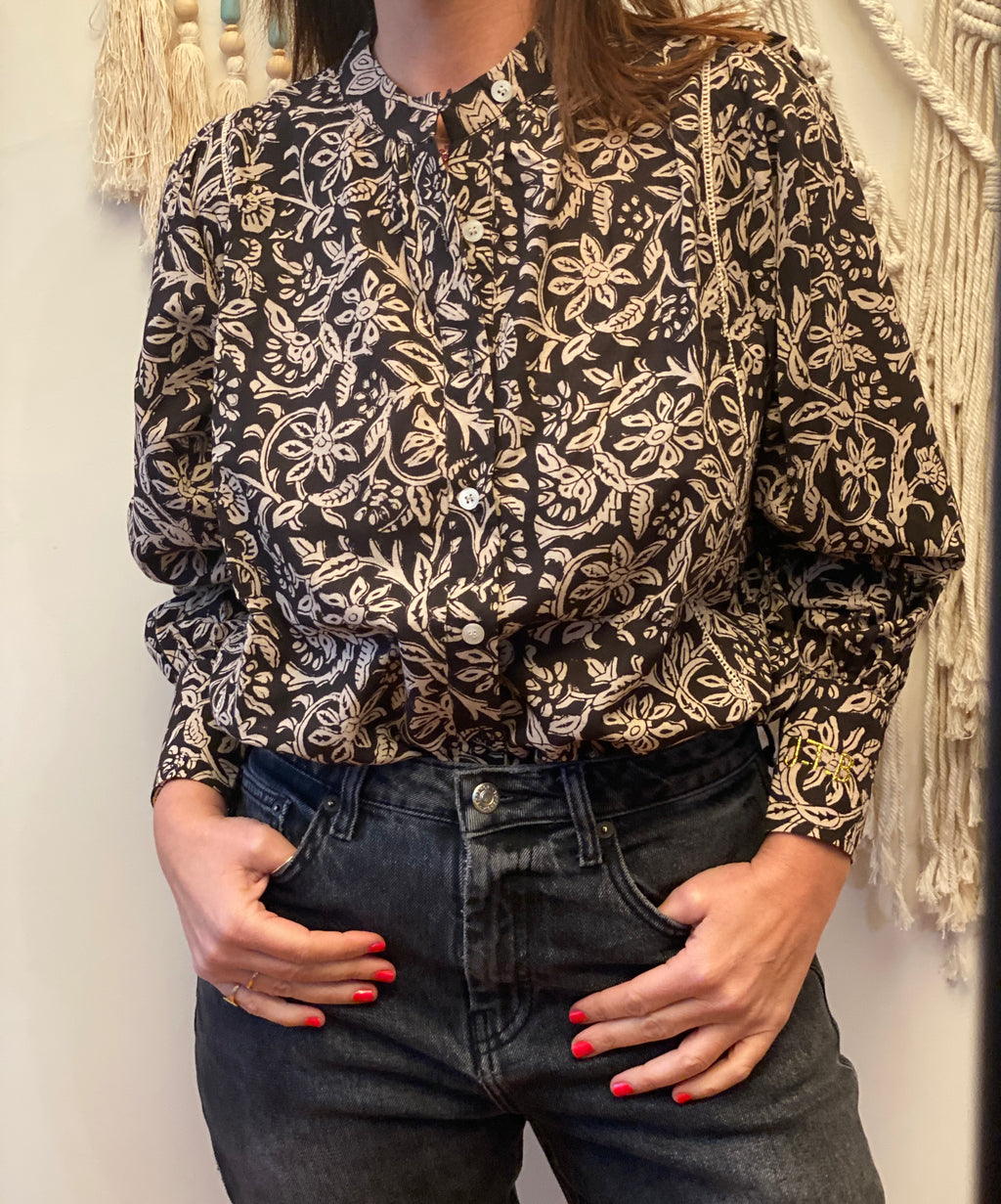 Blouse Iconique noir et blanc