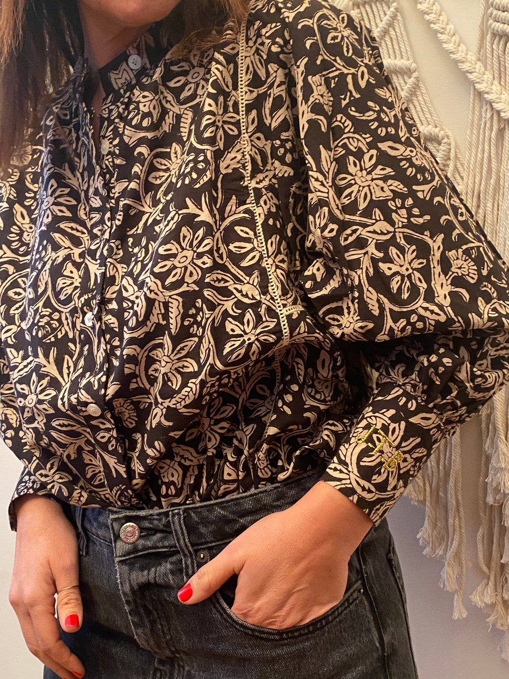 Blouse Iconique noir et blanc