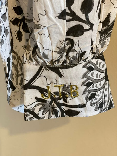 Blouse Iconique Desk noir et blanc